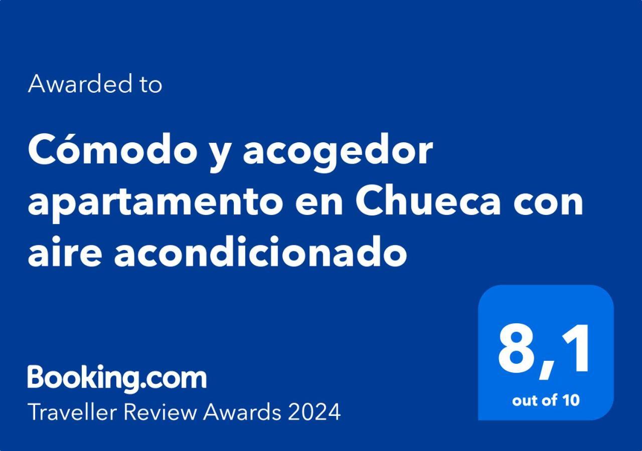 Acogedor Apartamento Con Balcon En El Barrio De Chueca, Gran Via Con Aire Acondicionado Y Calefaccion Madrid Luaran gambar